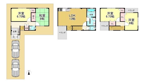 �Ԏ��} �}�ʂƌ������قȂ�ꍇ�͌�����D��ƒv���܂��B