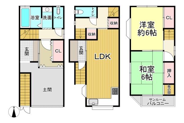 �Ԏ��} �}�ʂƌ������قȂ�ꍇ�͌�����D��ƒv���܂��B