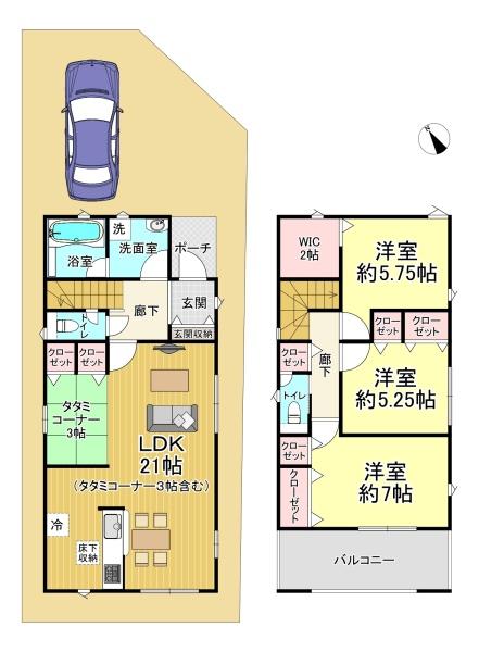 �Ԏ��} �}�ʂƌ������قȂ�ꍇ�͌�����D��ƒv���܂��B