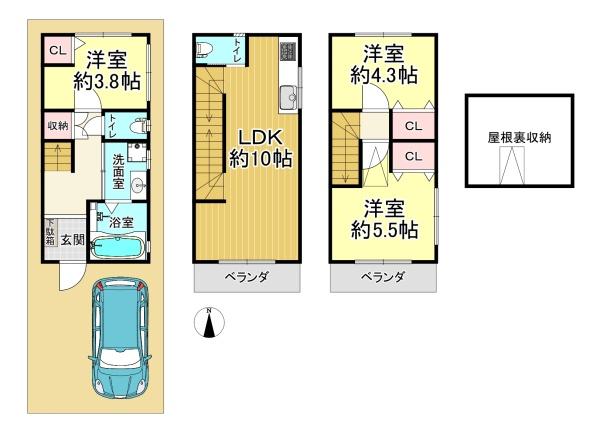 �Ԏ��} �}�ʂƌ������قȂ�ꍇ�͌�����D��ƒv���܂��B